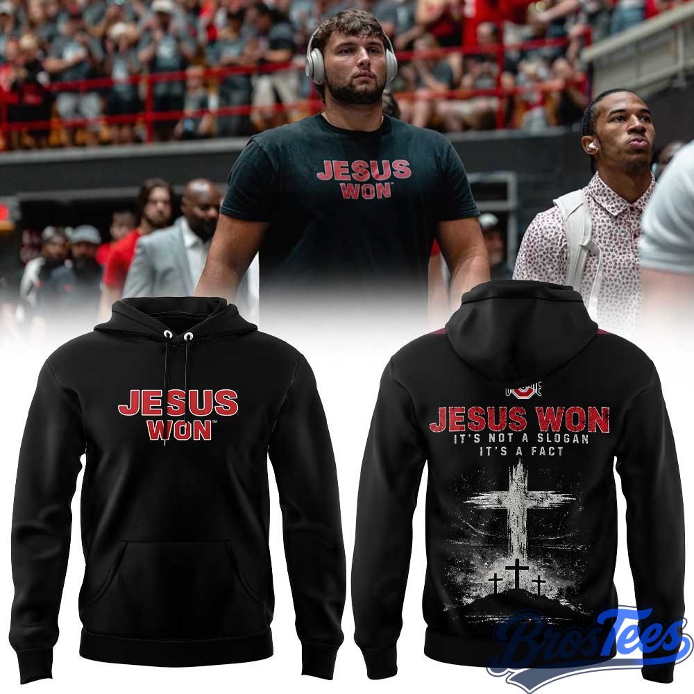 Ohio State Buckeyes Jesus Won Exclusive Edition Hoodie