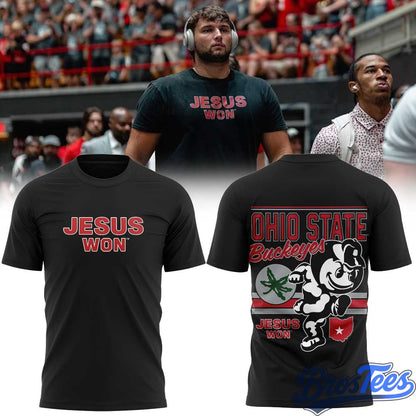 Ohio State Buckeyes Jesus Won Exclusive Edition Shirt
