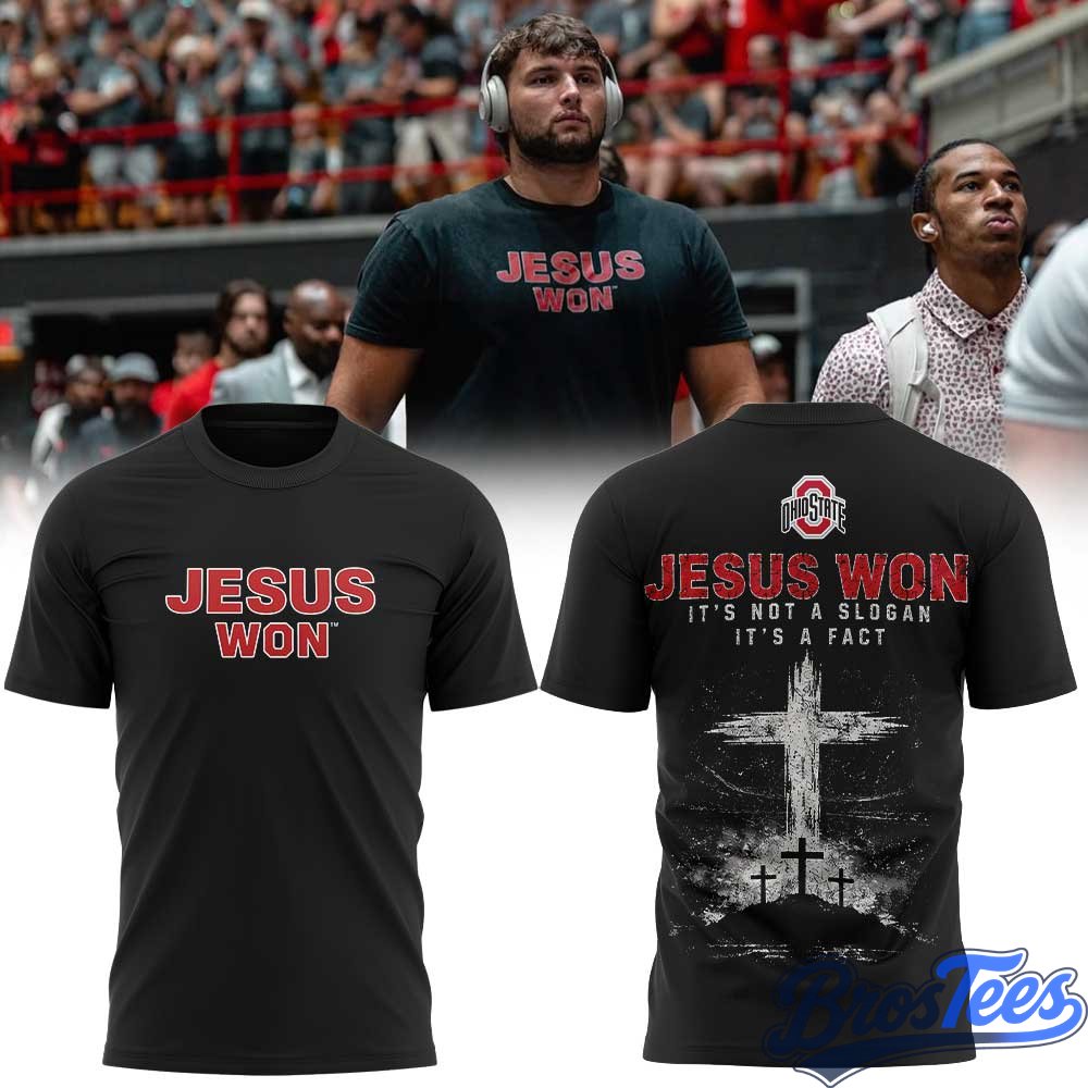 Ohio State Buckeyes Jesus Won Exclusive Edition Shirt
