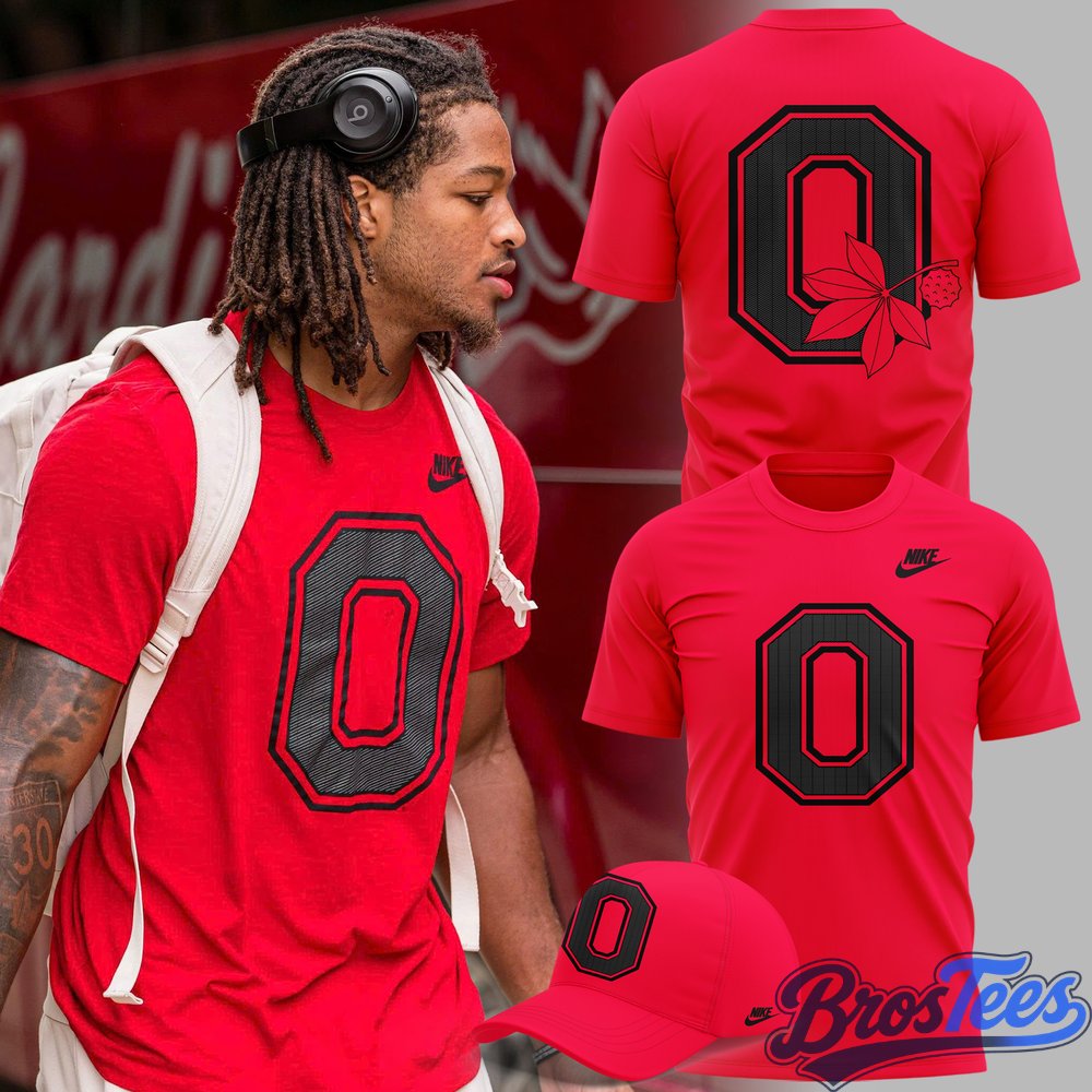 Ohio State Buckeyes Natural Legacy Red Tee