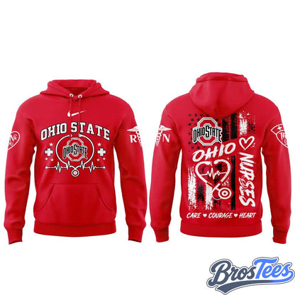 Ohio State Buckeyes Nurse Appreciation 2026 Hoodie