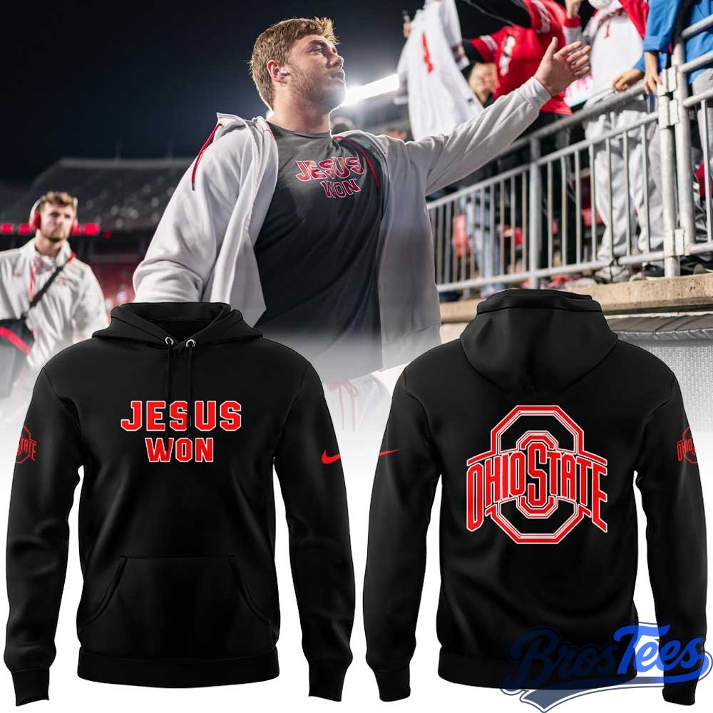 Ohio State Buckeyes Thank You Jesus Won Hoodie