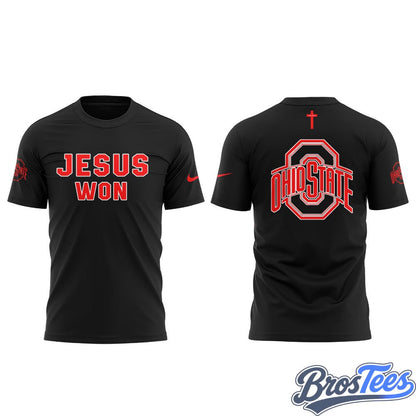 Ohio State Buckeyes Thank You Jesus Won Shirt
