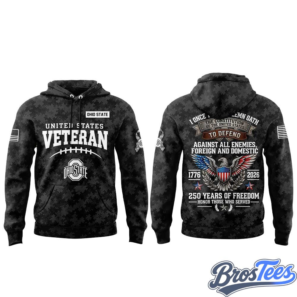 Ohio State Buckeyes Veterans Day 2026 Hoodie