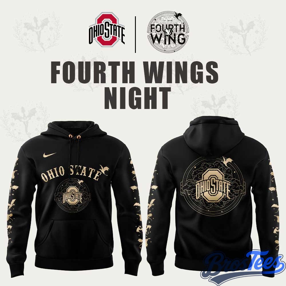 Ohio State Buckeyes x Fourth Wings Night 2026 Hoodie