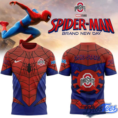 Ohio State Buckeyes x Spider-Man 2026 Merch Shirt