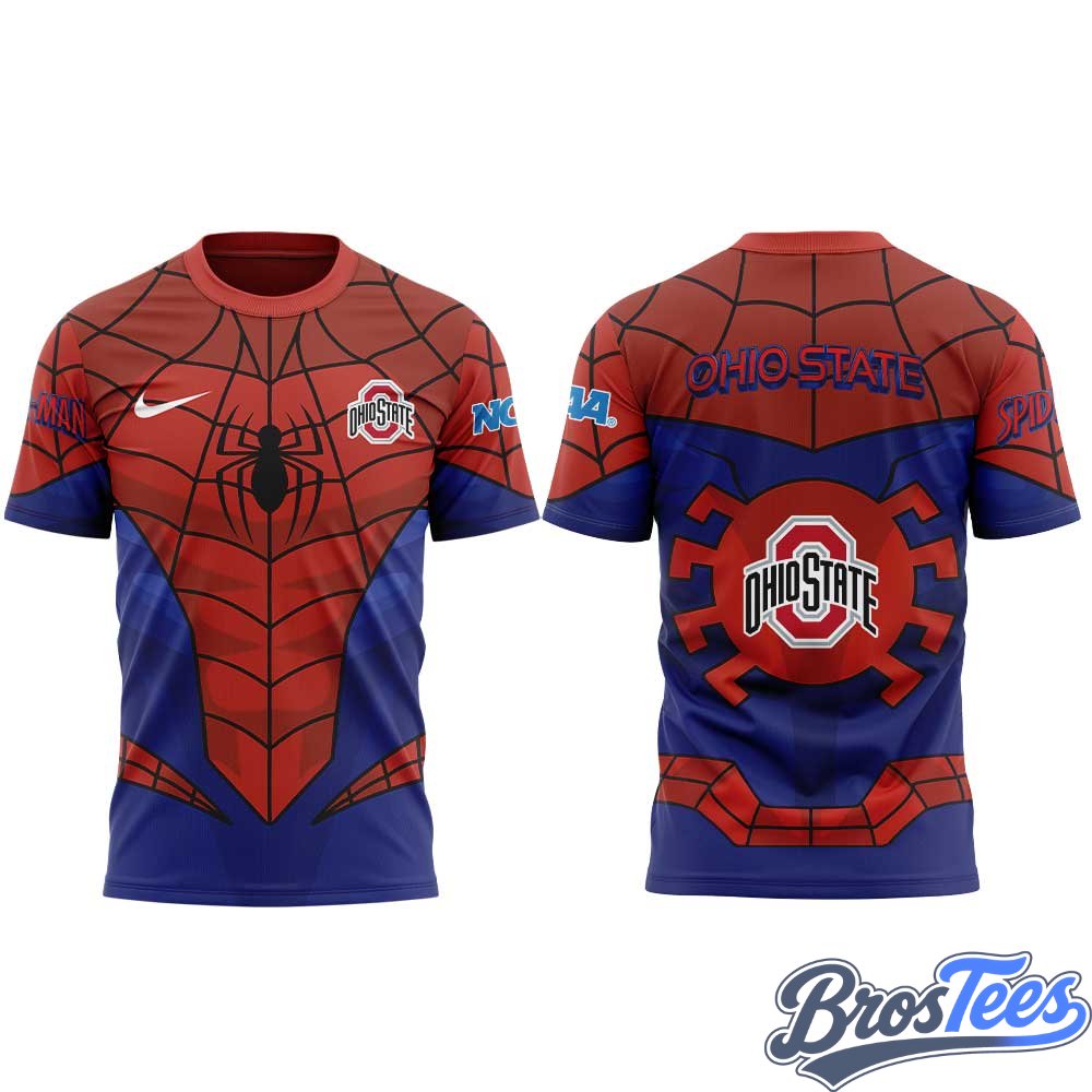 Ohio State Buckeyes x Spider-Man 2026 Merch Shirt