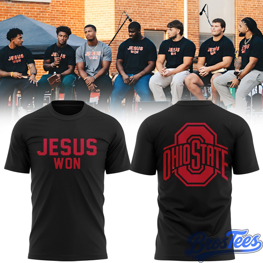 Ohio State Football JESUS WON T-Shirt 2026