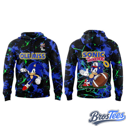 Ole Miss Football Sonic the Hedgehog 2026 Hoodie
