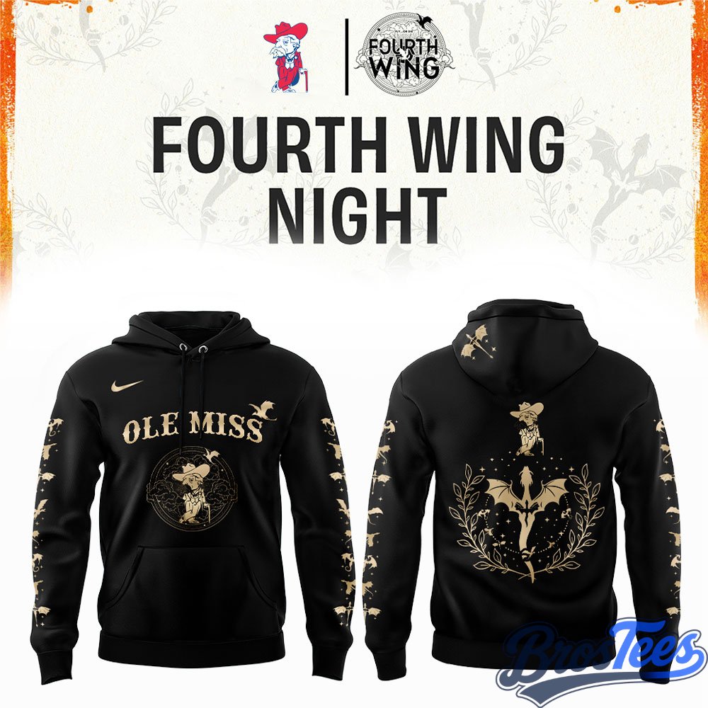 Ole Miss Rebels x Fourth Wings Night 2026 Hoodie