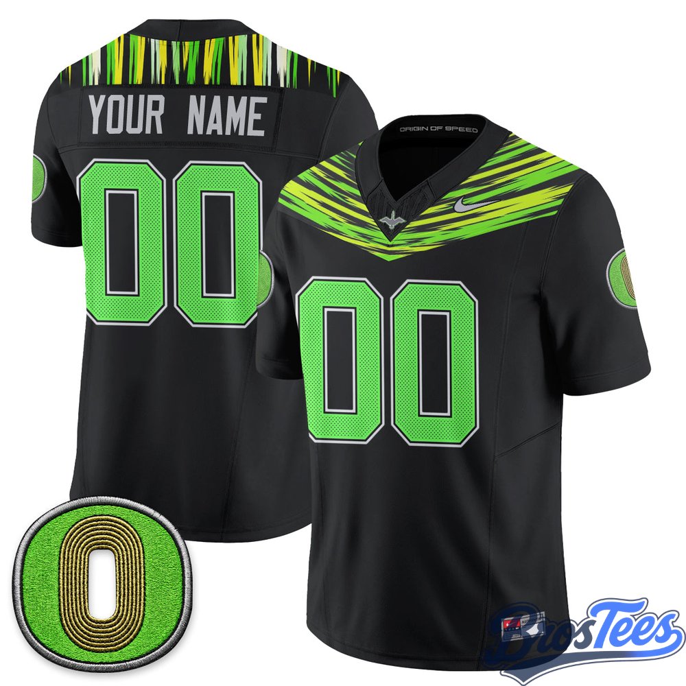Oregon Ducks Origin of Speed Jersey Vapor Custom Jersey - Stitched