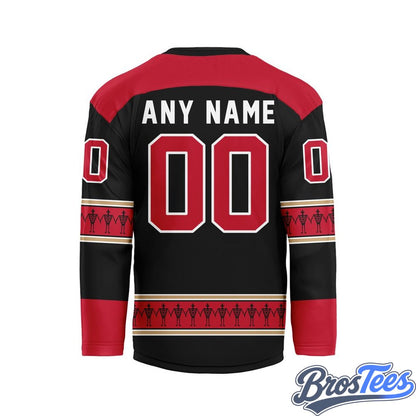 Ottawa Black Bears Black Custom Hockey Jersey
