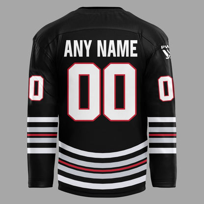 PWHL Detroit 2026 Hockey Jersey Custom - Black