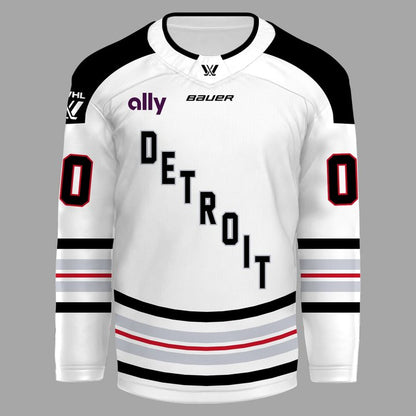 PWHL Detroit 2026 Hockey Jersey Custom - White
