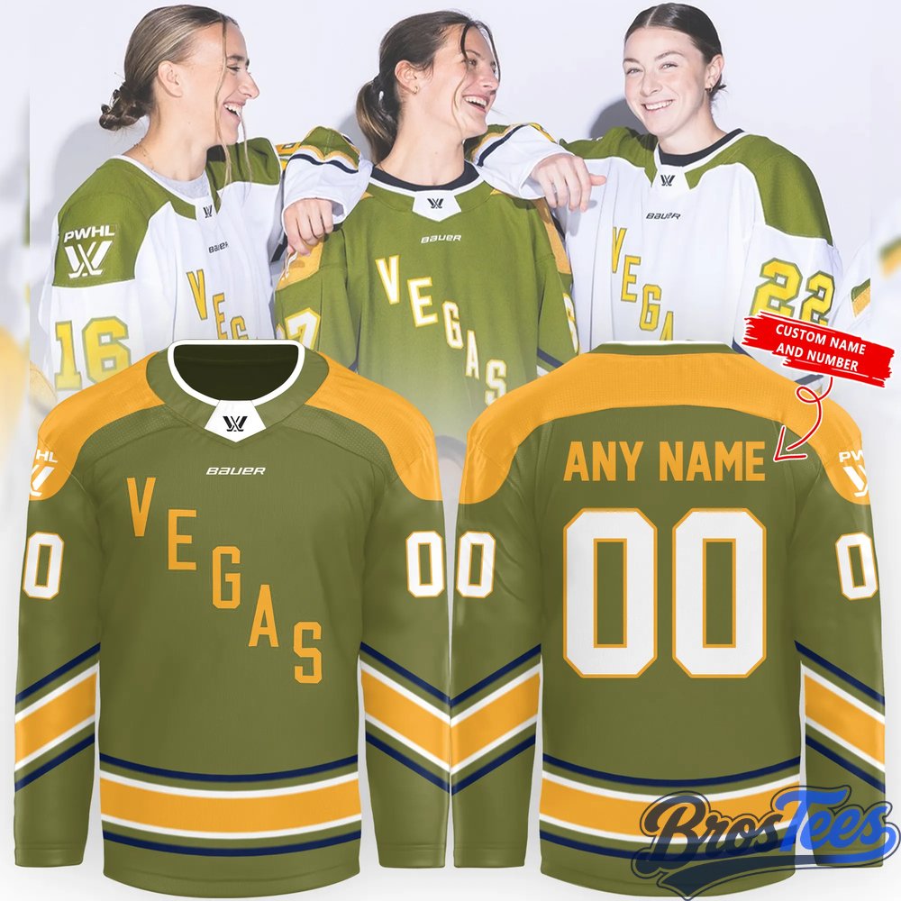 PWHL Las Vegas 2026 Home Hockey Jersey Custom