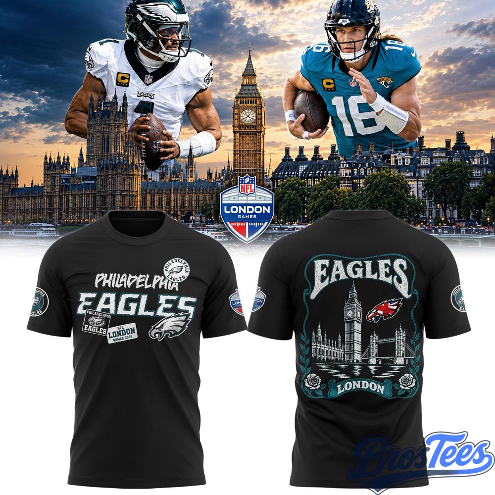 Philadelphia Eagles 2026 NFL London Game T-Shirt