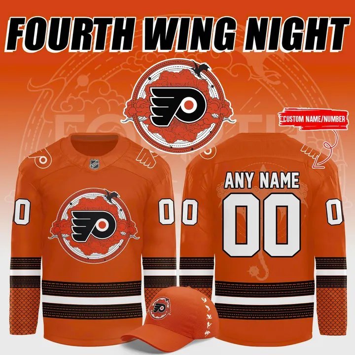 Philadelphia Flyers Fourth Wing Night Special Hockey Jersey