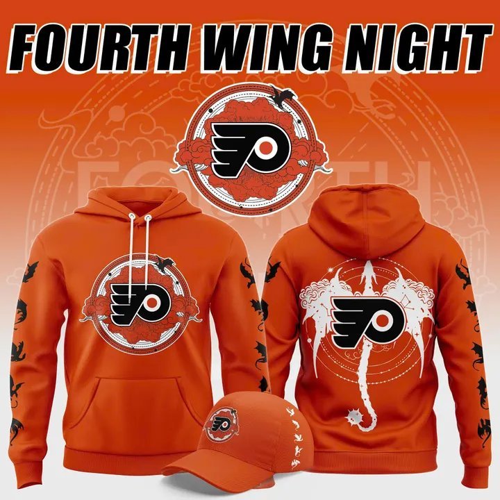 Philadelphia Flyers Fourth Wing Night Special Hoodie