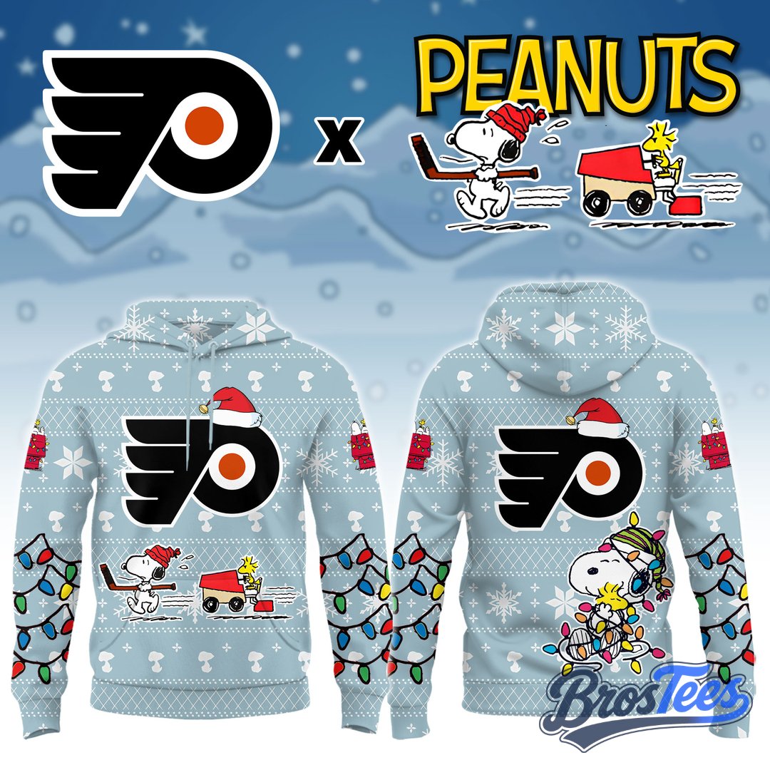 Philadelphia Flyers x Peanuts 2026 Christmas Limited Edition Hoodie