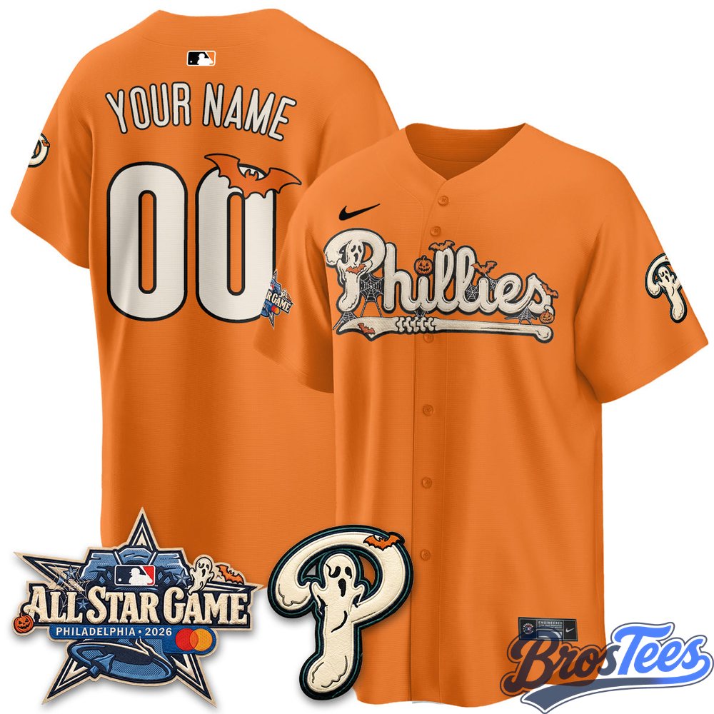 Philadelphia Phillies Halloween 2026 Limited Custom Jersey