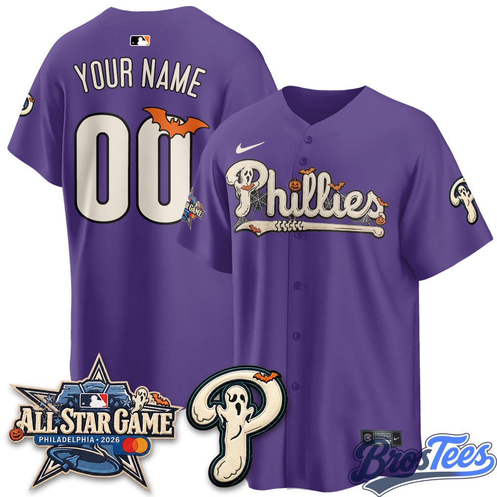 Philadelphia Phillies Halloween 2026 Limited Custom Jersey