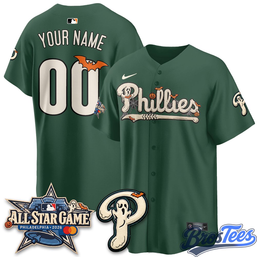 Philadelphia Phillies Halloween 2026 Limited Custom Jersey