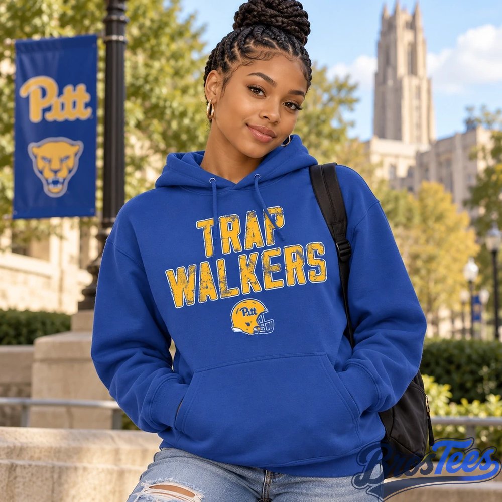 Pittsburgh Panthers Football Trap Walkers Graphic Shirt