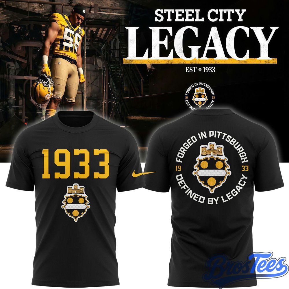 Pittsburgh Steelers 1933 Steel City Legacy T-Shirt