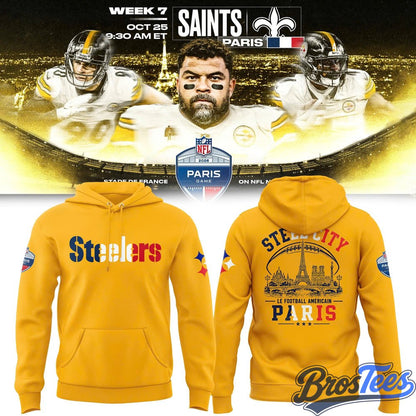 Pittsburgh Steelers 2026 NFL Paris Game Hoodie