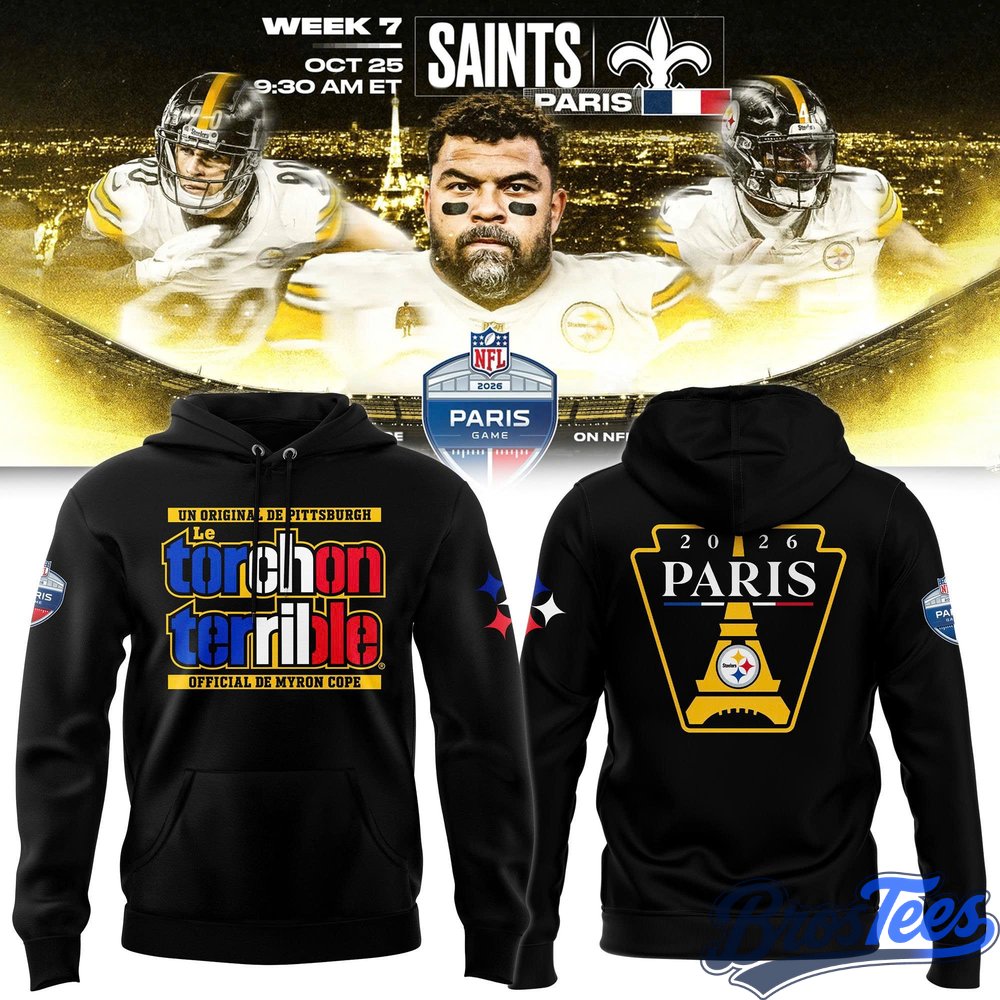 Pittsburgh Steelers 2026 NFL Paris Game Hoodie
