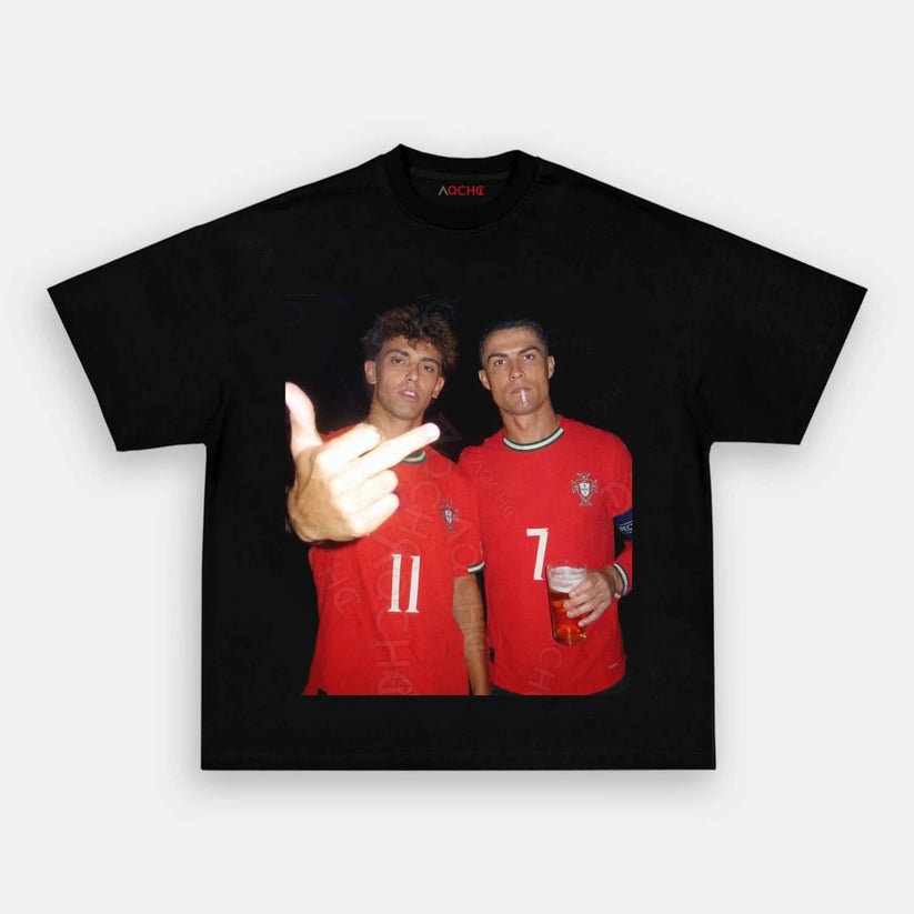 Portugal João Félix & Ronaldo Style Tee