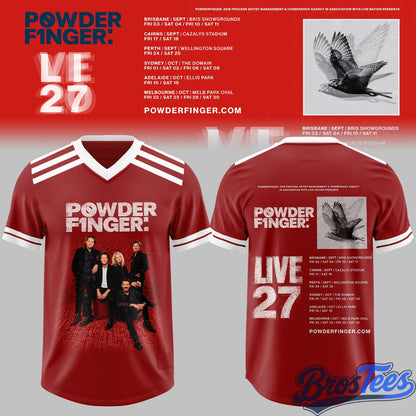 Powderfinger Live ’27 Tour Special Football Jersey