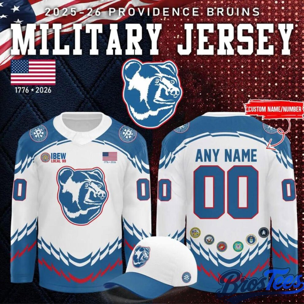 Providence Bruins 2026 Military Appreciation Night Jersey