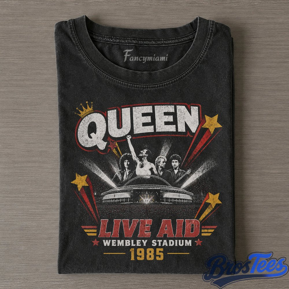 Queen Live at Wembley Stadium 1985 Tee