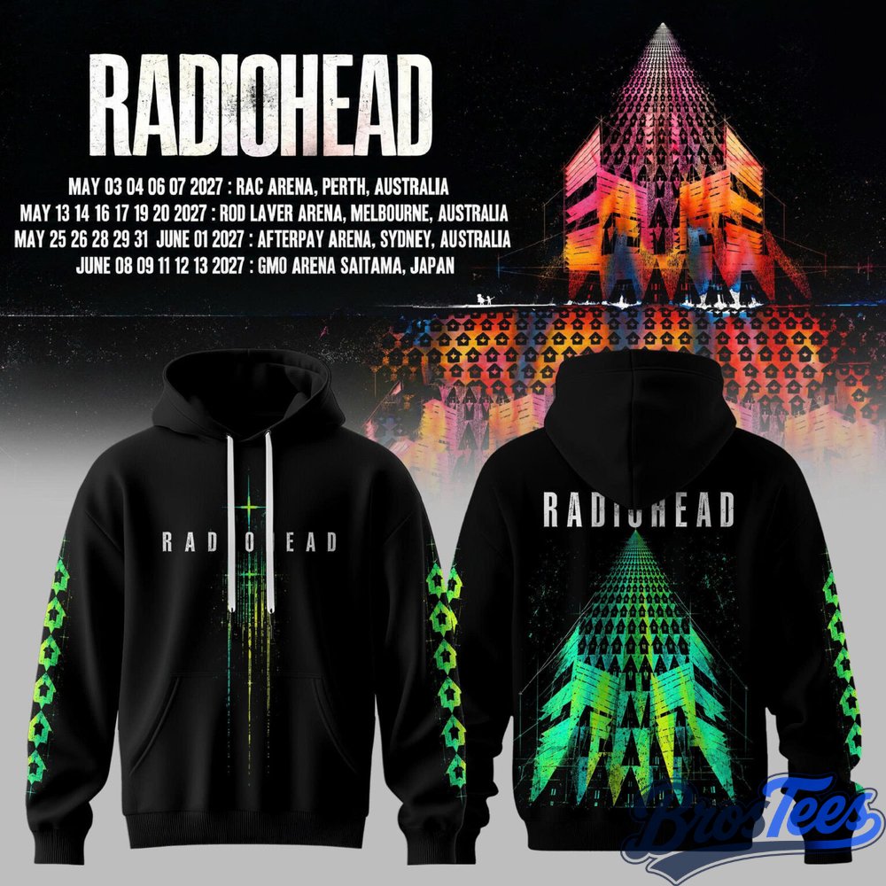 Radiohead Australia Tour 2027 Hoodie