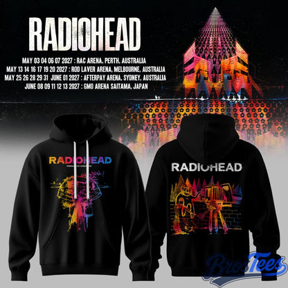 Radiohead Australia Tour 2027 Hoodie