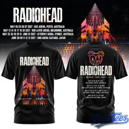 Radiohead Australia Tour 2027 Shirt