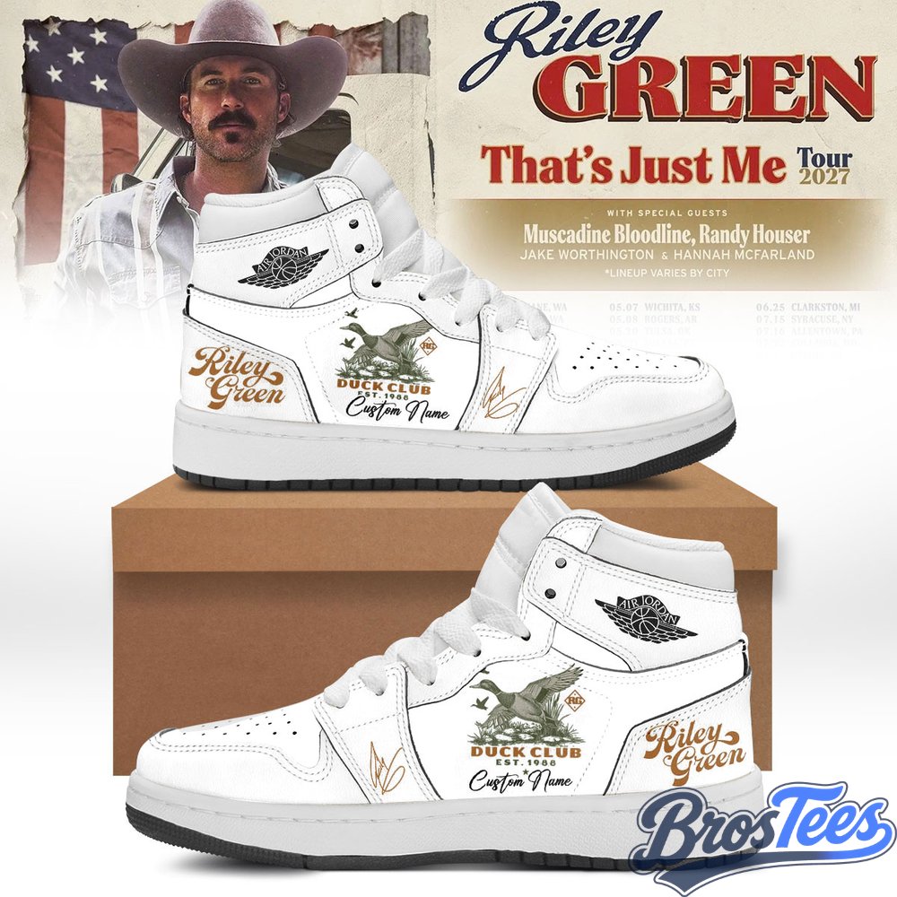 Riley Green That’s Just Me Tour Air Jordan 1 Shoes