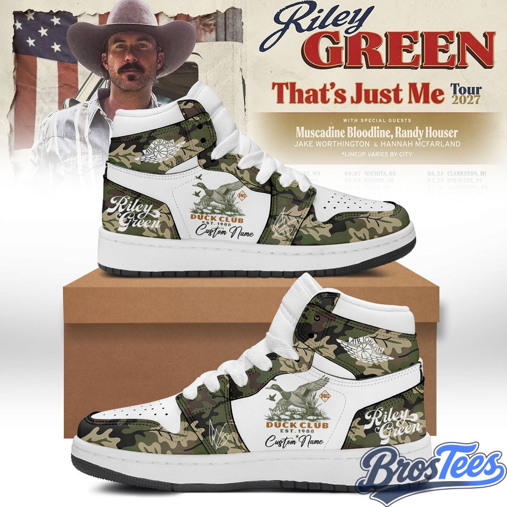 Riley Green That’s Just Me Tour Air Jordan 1 Shoes