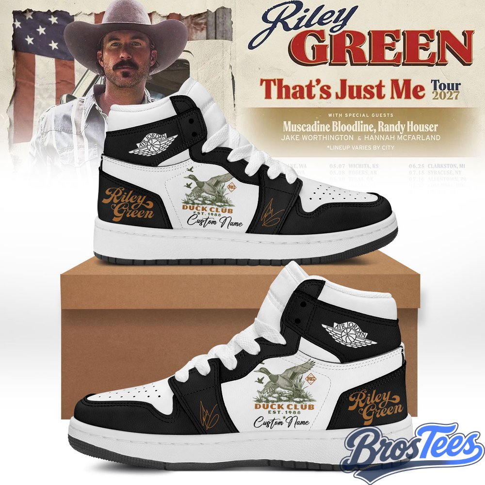Riley Green That’s Just Me Tour Air Jordan 1 Shoes