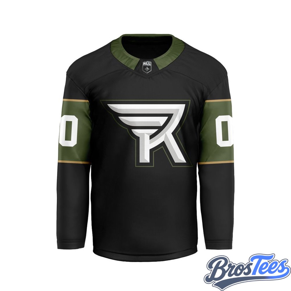 Rochester Knighthawks Black Custom Hockey Jersey