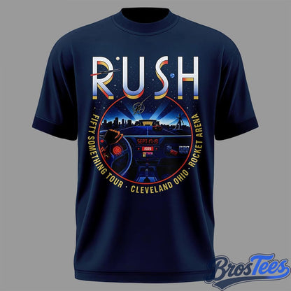 Rush Fifty Something Tour 2026 Cleveland Graphic T-Shirt
