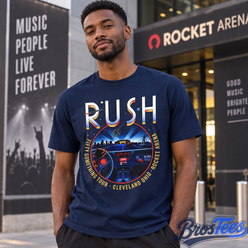 Rush Fifty Something Tour 2026 Cleveland Graphic T-Shirt
