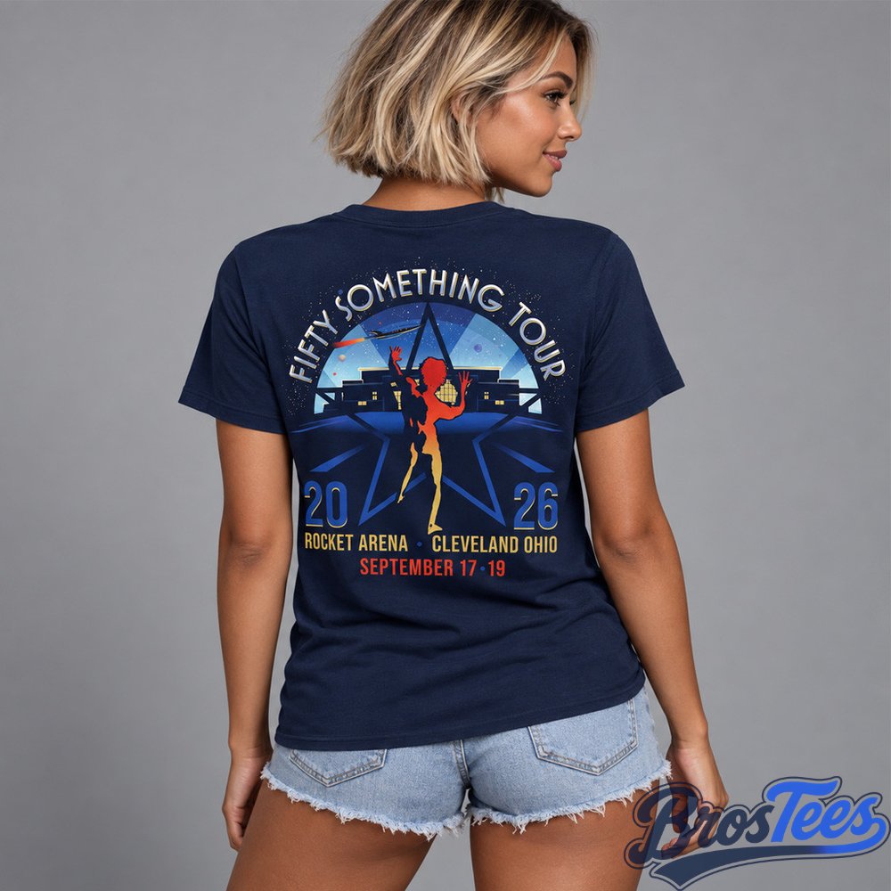 Rush Fifty Something Tour 2026 Cleveland Graphic T-Shirt