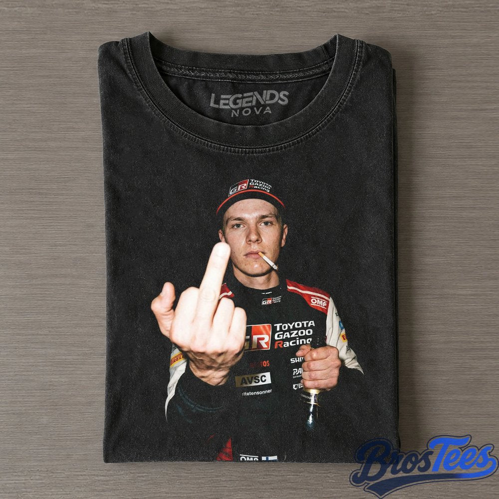 Sami Pajari｜WRC Middle Finger Tee