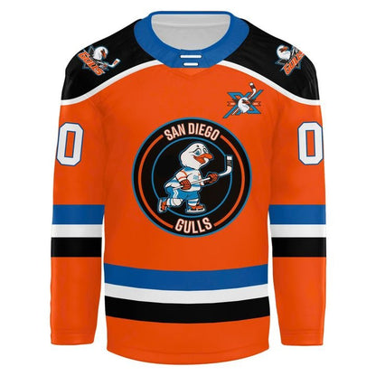 San Diego Gulls 10 Year Anniversary Custom Hockey Jersey