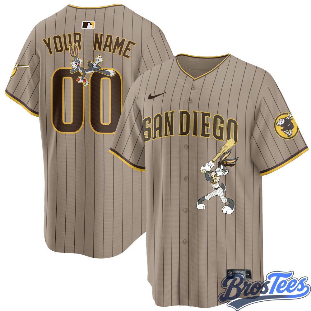 San Diego Padres x Bunny Edition Vapor Custom Jersey - Stitched