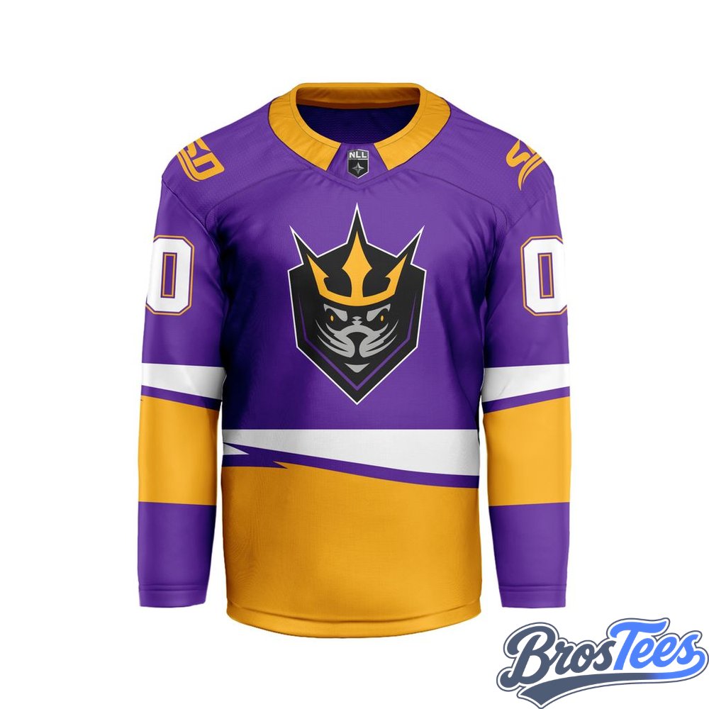 San Diego Seals Purple Custom Hockey Jersey