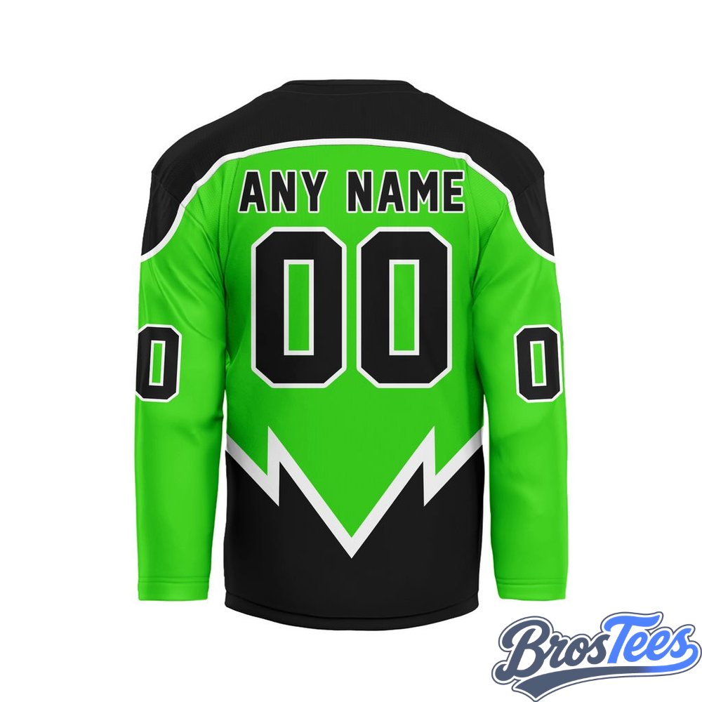 Saskatchewan Rush Green Custom Hockey Jersey