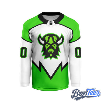 Saskatchewan Rush White Custom Hockey Jersey